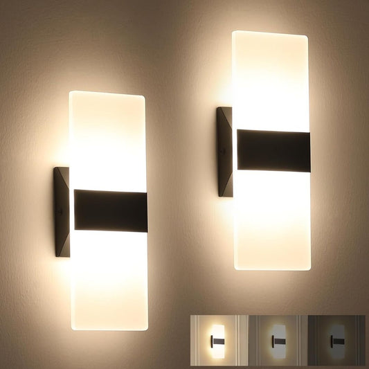 Thijs – Moderne led-wandlampenset met dubbele lichtuitstraling